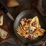 Vegan & Gluten-free Yogurt & Pear Breakfast Bowl