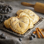 Gluten-free, Dairy Free, Vegan blueberry love tarts