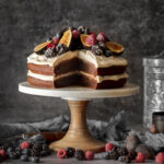 Gluten-Free & Vegan Chocolate Beetroot Cake with Coconut Whipped Cream