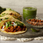 Gluten-free, Vegan Curried Jackfruit Tacos