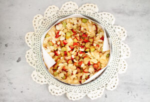 Rhubarb Cake Toppings