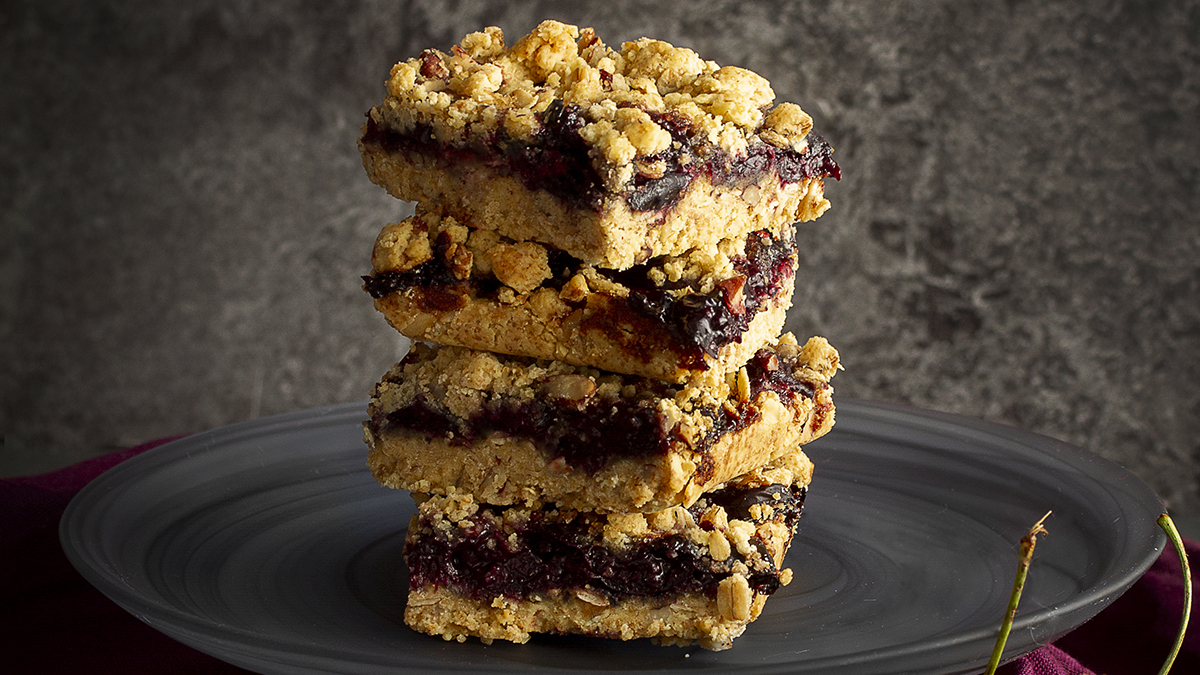 Cherry Crumb Squares