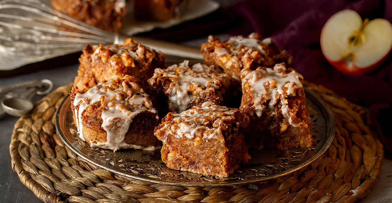 Gluten-Free & Vegan Spice Apple Coffee Cake