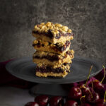 Vegan & Gluten-Free Cherry Crumb Squares