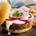 Portobello Mushroom Burgers With Lemony Dill Mayo