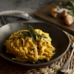 Gluten-free, Dairy-Free and Vegan Butternut and Roasted Garlic Linguine